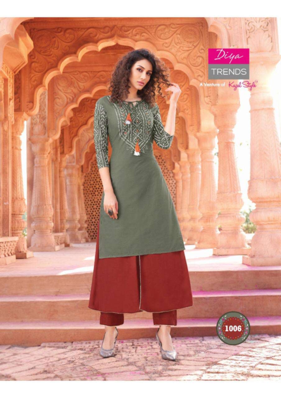 Bandhej Vol-1 Cotton Rayon Wholesale Kurti Bandhej Vol-1 Cotton Rayon Wholesale Kurti
